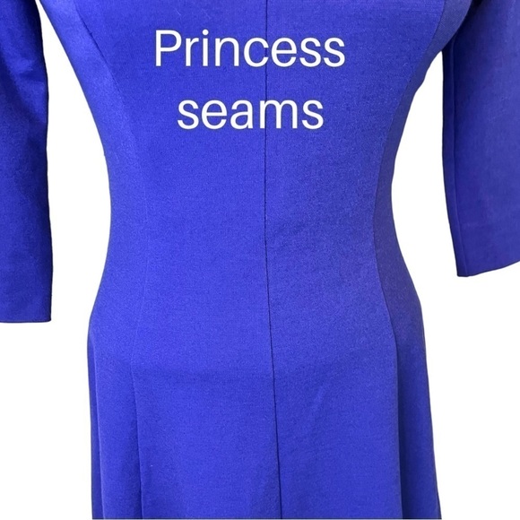 Amanda Uprichard (Revolve/Anthropologie) Fit & Flare Dress in Ultra Blue - Picture 8 of 15